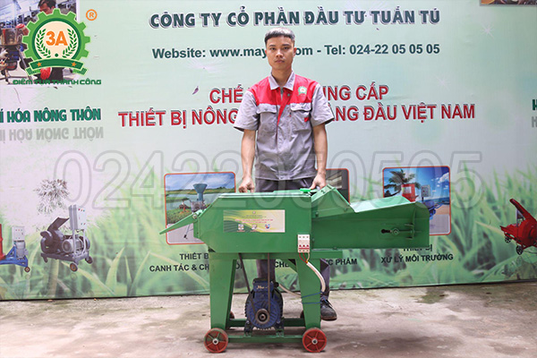Máy băm rơm trồng nấm 3A3Kw