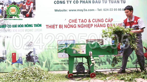 Máy băm thân cây lạc 3A