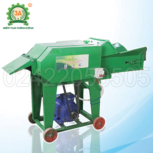 Máy băm thân cây lạc 2 buồng 3A3Kw