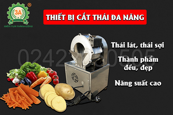 Máy bào sợi cắt lát củ quả đa năng 3A180W (04)