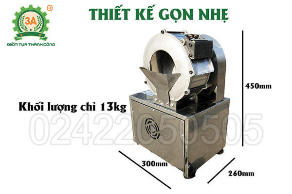 Máy bào sợi cắt lát củ quả đa năng 3A180W (07)