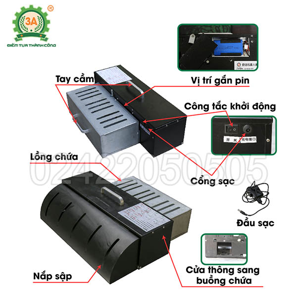 Máy bắt chuột hồng ngoại 3A loại 1 cửa (08)