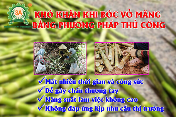 Máy bóc vỏ măng trúc 3A0,75Kw (07)