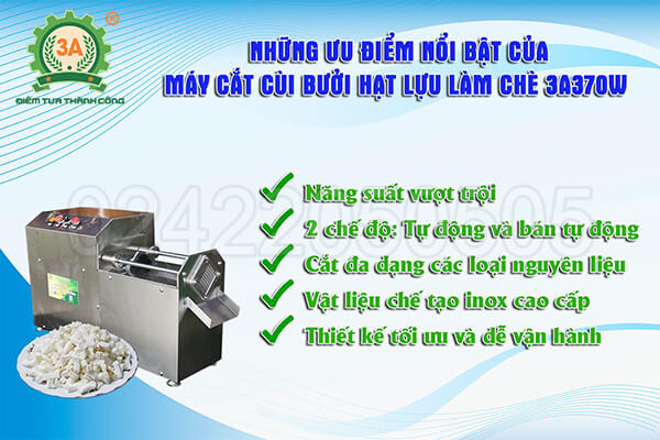 Máy cắt cùi bưởi hạt lựu làm chè 3A370W (06)