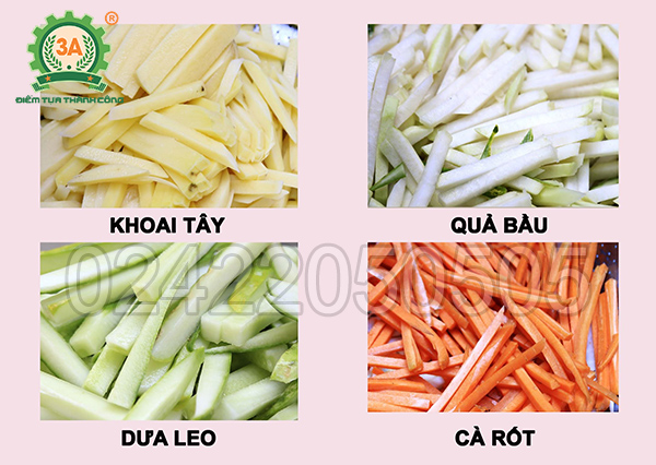 Máy cắt khoai lang, khoai tây chiên 3A370W (12)