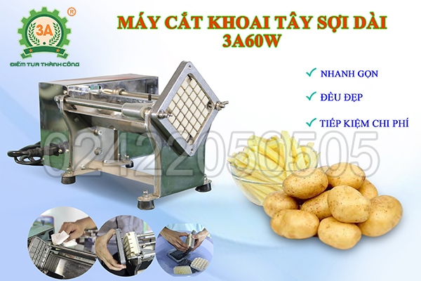 Máy cắt khoai tây sợi dài 3A60W (07)