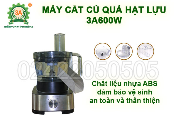 Máy cắt rau củ quả đa chức năng 3A600W (05)