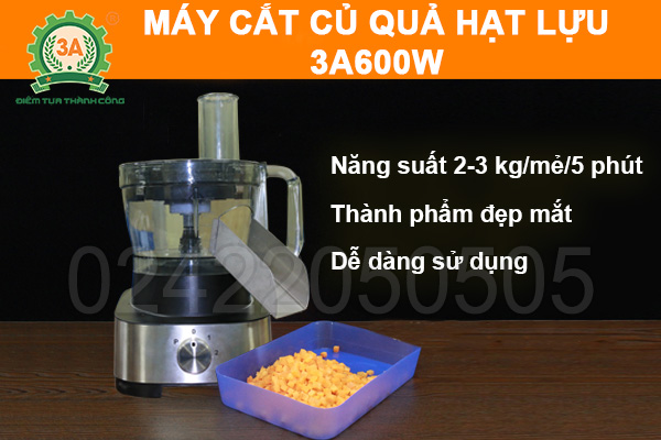 Máy cắt rau củ quả đa chức năng 3A600W (10)
