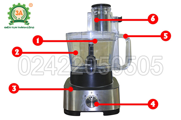 Máy cắt rau củ quả đa chức năng 3A600W (14)
