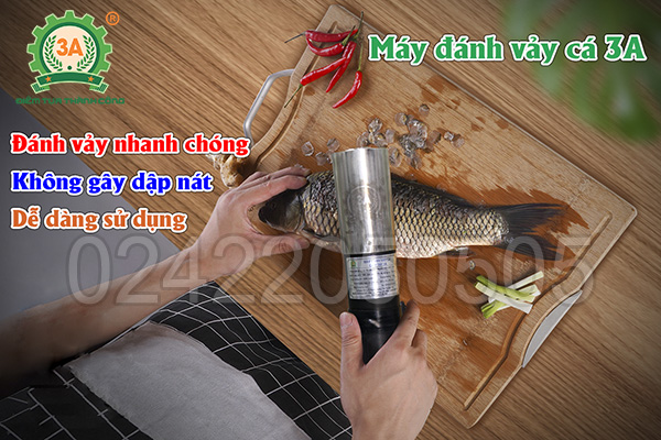 Những thiết bị nhà bếp thông minh và siêu tiện lợi của 3A - máy đánh vảy cá 3A