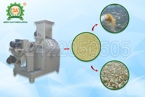 máy ép cám viên nổi 3A