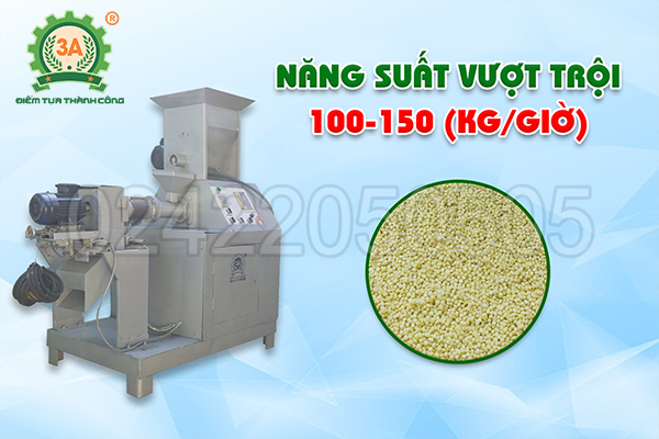 Năng suất Máy ép cám nổi cho tôm cá 3A15Kw