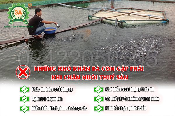 Những khó khăn bà con gặp phải khi chăn nuôi thuỷ sản