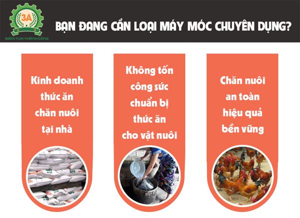 Máy ép cám viên công suất lớn 3A30Kw giúp bà con chăn nuôi thành công