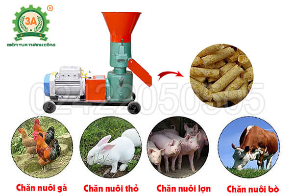 Máy ép cám viên gia đình 3A3,5Kw (09)