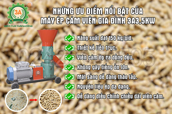 Máy ép cám viên gia đình 3A3,5Kw (10)