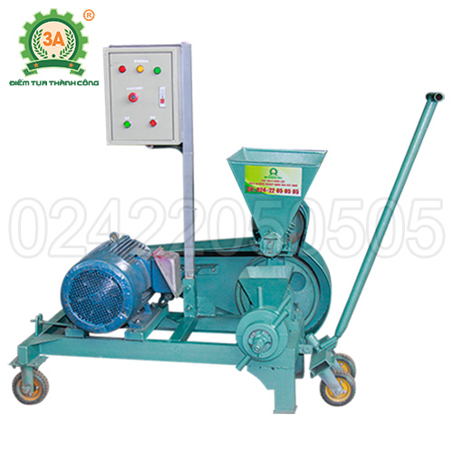 Máy ép cám viên nổi 3A15Kw (cấp liệu bán tự động)