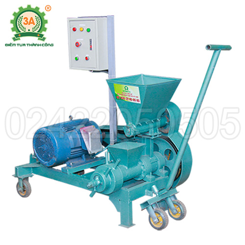 Máy ép cám viên nổi 3A15Kw (cấp liệu bán tự động)