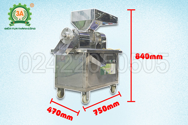 Máy ép nước cốt dừa công nghiệp inox 3A750W