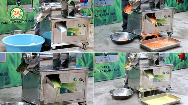 Máy ép nước cốt dừa công nghiệp inox 3A750W