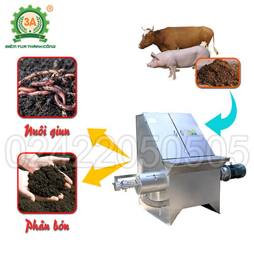 Máy ép phân tươi 3A7kW (03)
