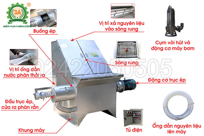 Máy ép phân tươi 3A7kW (13)