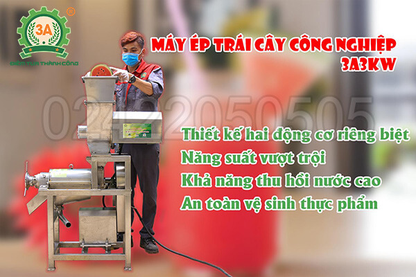 Máy ép trái cây công nghiệp 3A3kw (06)