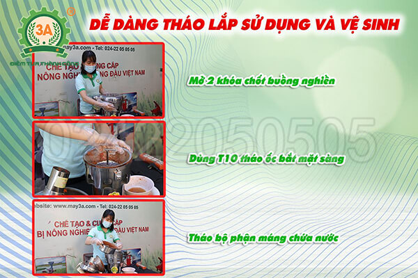 Máy ép trái cây inox đa năng 3A370W (10)