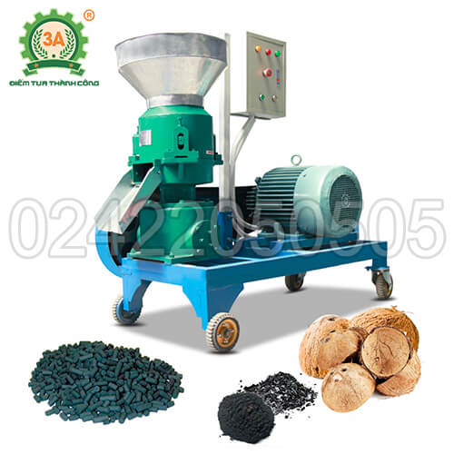 Máy ép viên than hoạt tính 3A22kW