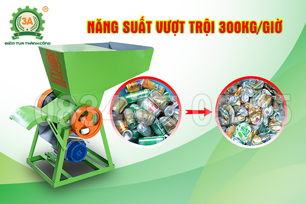 Máy ép vỏ lon bia, coca 