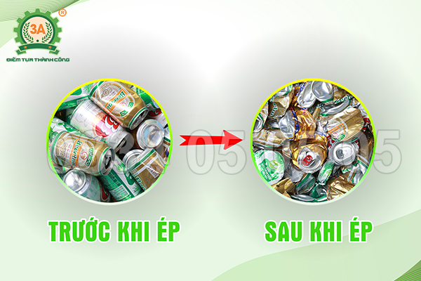 Máy ép vỏ lon bia, coca 