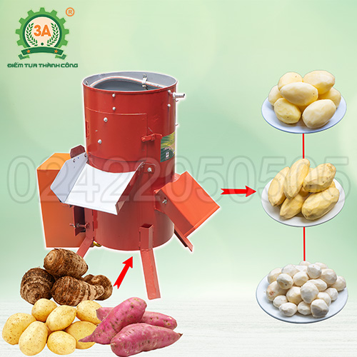 Máy gọt vỏ khoai tây, khoai lang 