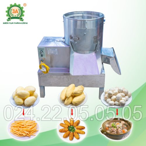 Máy gọt vỏ khoai tây, khoai lang inox 3A370W