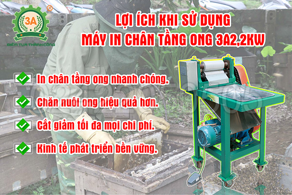 Lợi ích khi sử dụng Máy in chân tầng ong 3A2,2Kw