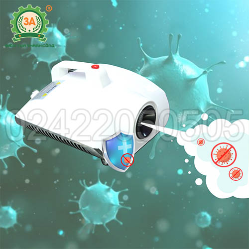 Máy khử mùi diệt khuẩn ô tô 3A1500W