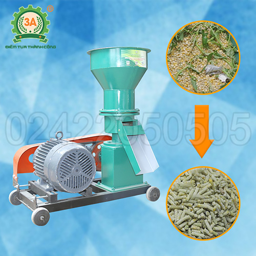 Máy làm cám viên trục đứng đa năng 3A5,5kw