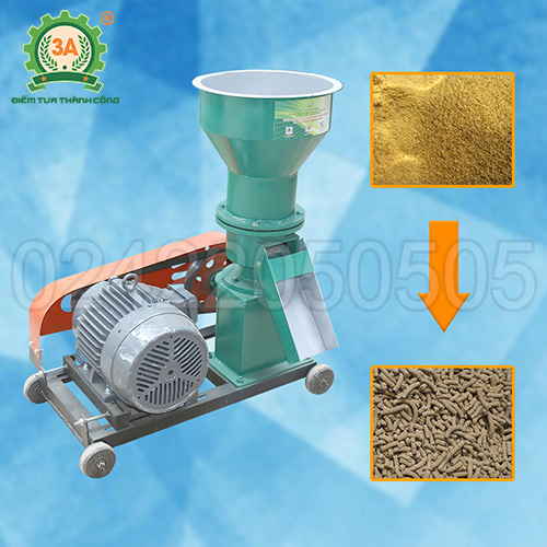 Máy làm cám viên trục đứng đa năng 3A5,5kw