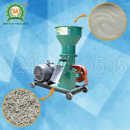 Máy làm cám viên trục đứng đa năng 3A5,5kw