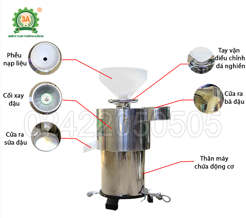 Máy làm sữa đậu nành 3A2,2Kw (13)