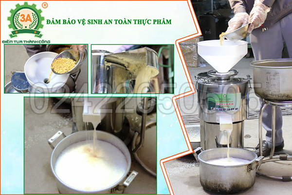 Máy làm sữa đậu nành công nghiệp 3A1,5Kw (13)