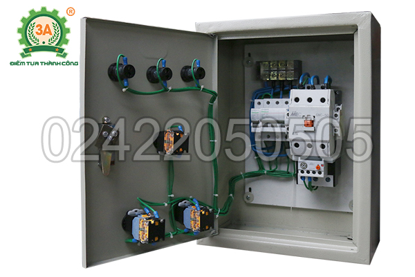 Tủ điện của máy nghiền bèo, rơm, cỏ 3A11Kw