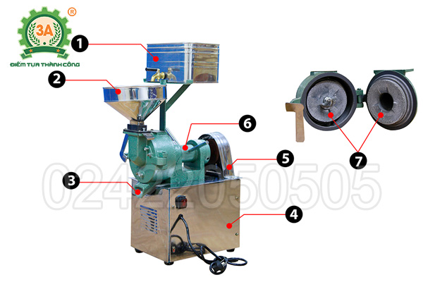 Máy nghiền bột nước 3A370W (14)