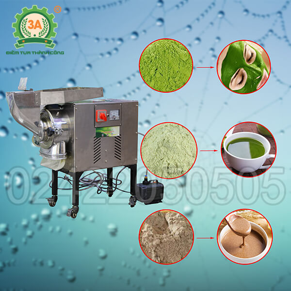 Máy nghiền bột rau má, ngũ cốc khô 3A3,5Kw (02)
