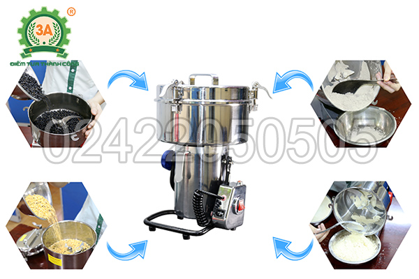 Máy nghiền bột siêu mịn 3A2Kg