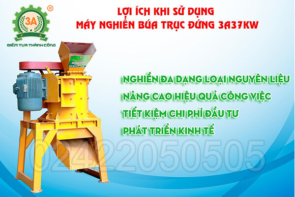 Máy nghiền búa trục đứng 3A37Kw (11)