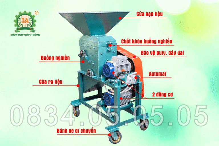 cấu tạo máy nghiền đất 3A