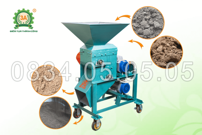 máy nghiền đất đóng bầu