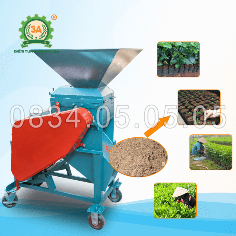 Máy nghiền đất 2 tầng 3A4,4kW