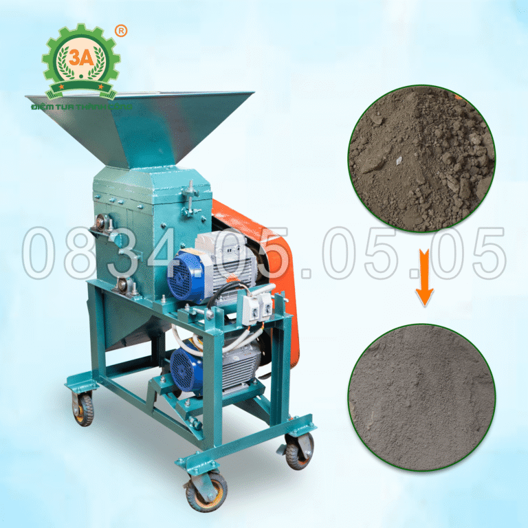 Máy nghiền đất 2 tầng 3A4,4kW