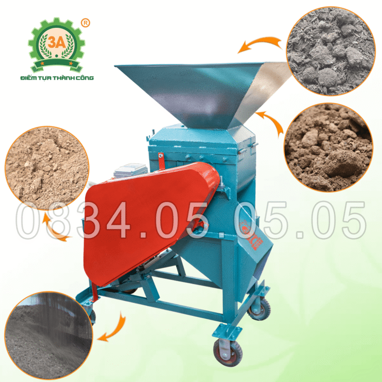Máy nghiền đất 2 tầng 3A4,4kW